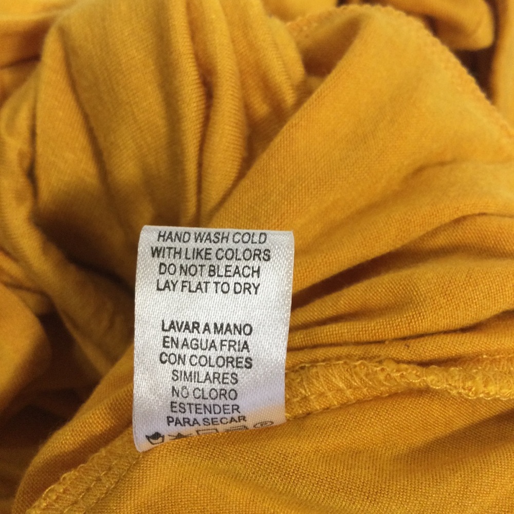 Heart Hips Womens Strapless Mustard Yellow Gathered Jumpsuit Sz S - Picture 11 of 14
